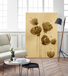 Poppies In Muted Sepia Tones by Santhosh ch on GIANT ART - 11825 illustration