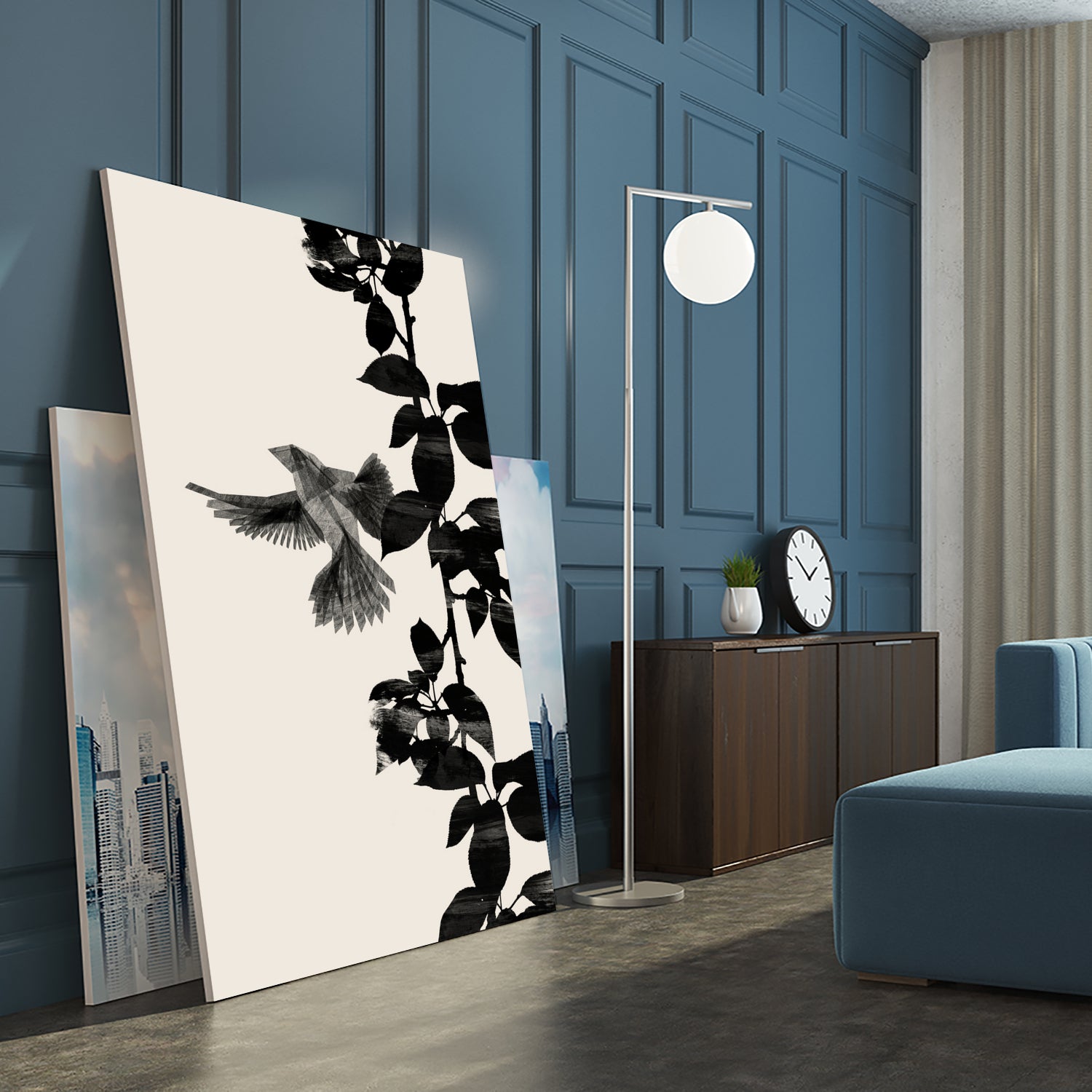 Bird Botanical a 20x30 by Danushka Abeygoda on GIANT ART -