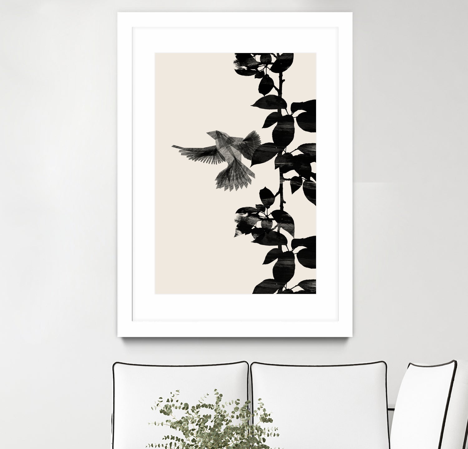 Bird Botanical a 20x30 by Danushka Abeygoda on GIANT ART -