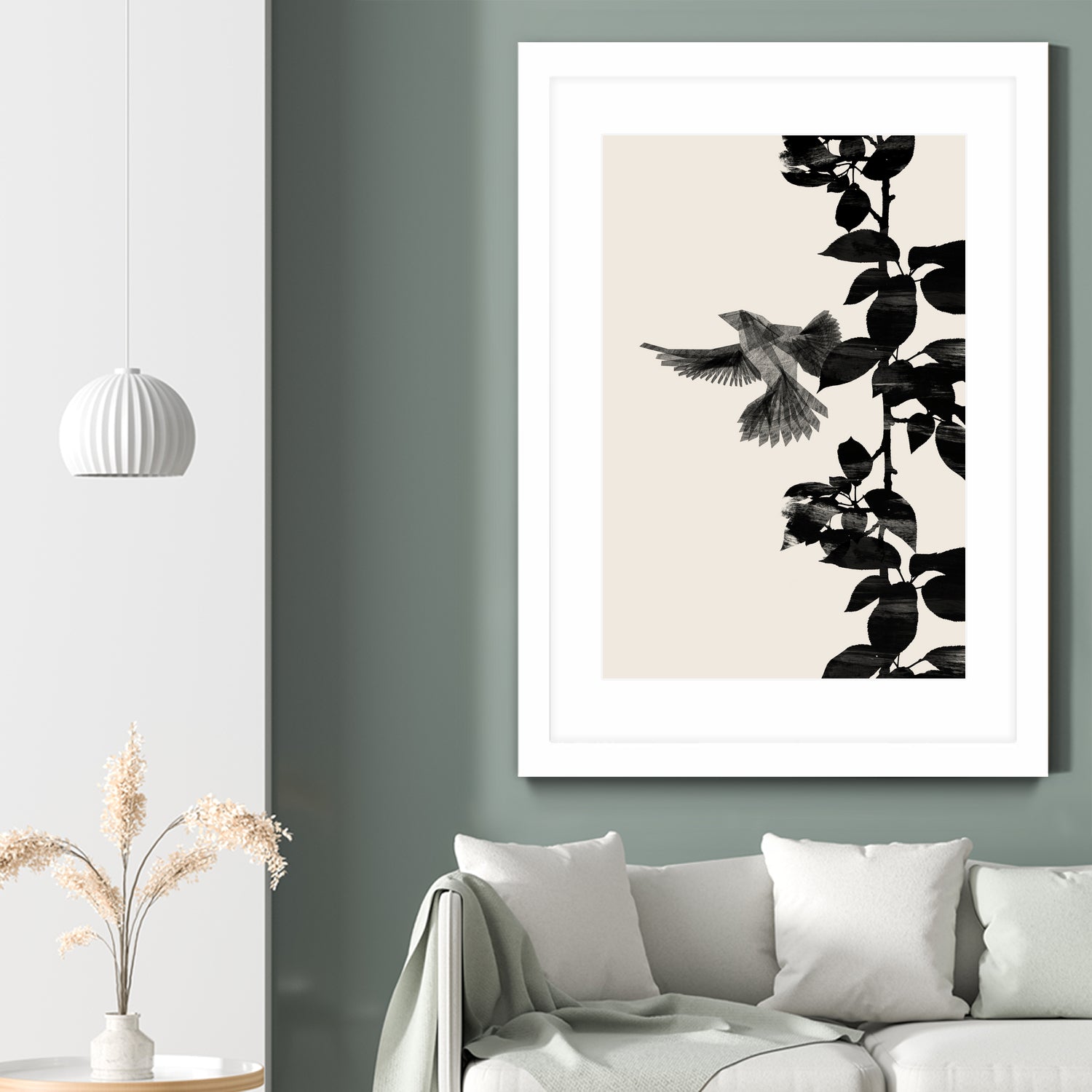 Bird Botanical a 20x30 by Danushka Abeygoda on GIANT ART -