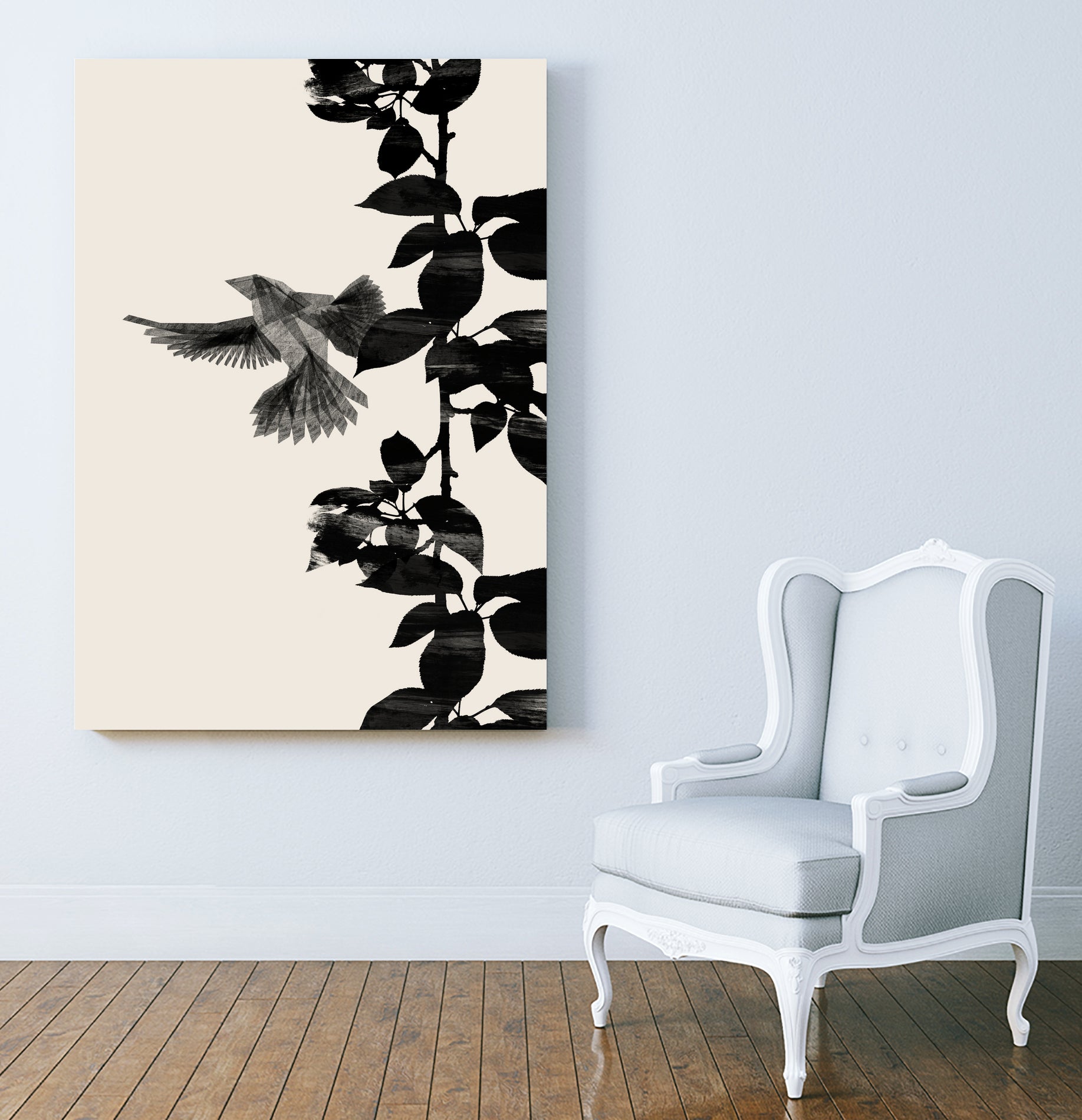 Bird Botanical a 20x30 by Danushka Abeygoda on GIANT ART -
