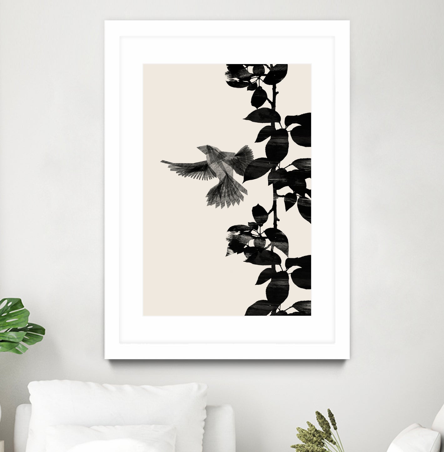 Bird Botanical a 20x30 by Danushka Abeygoda on GIANT ART -