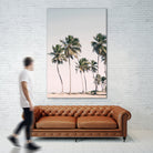 Blush Tropical Trees by Kathrin Pienaar on GIANT ART - palm trees  palm trees