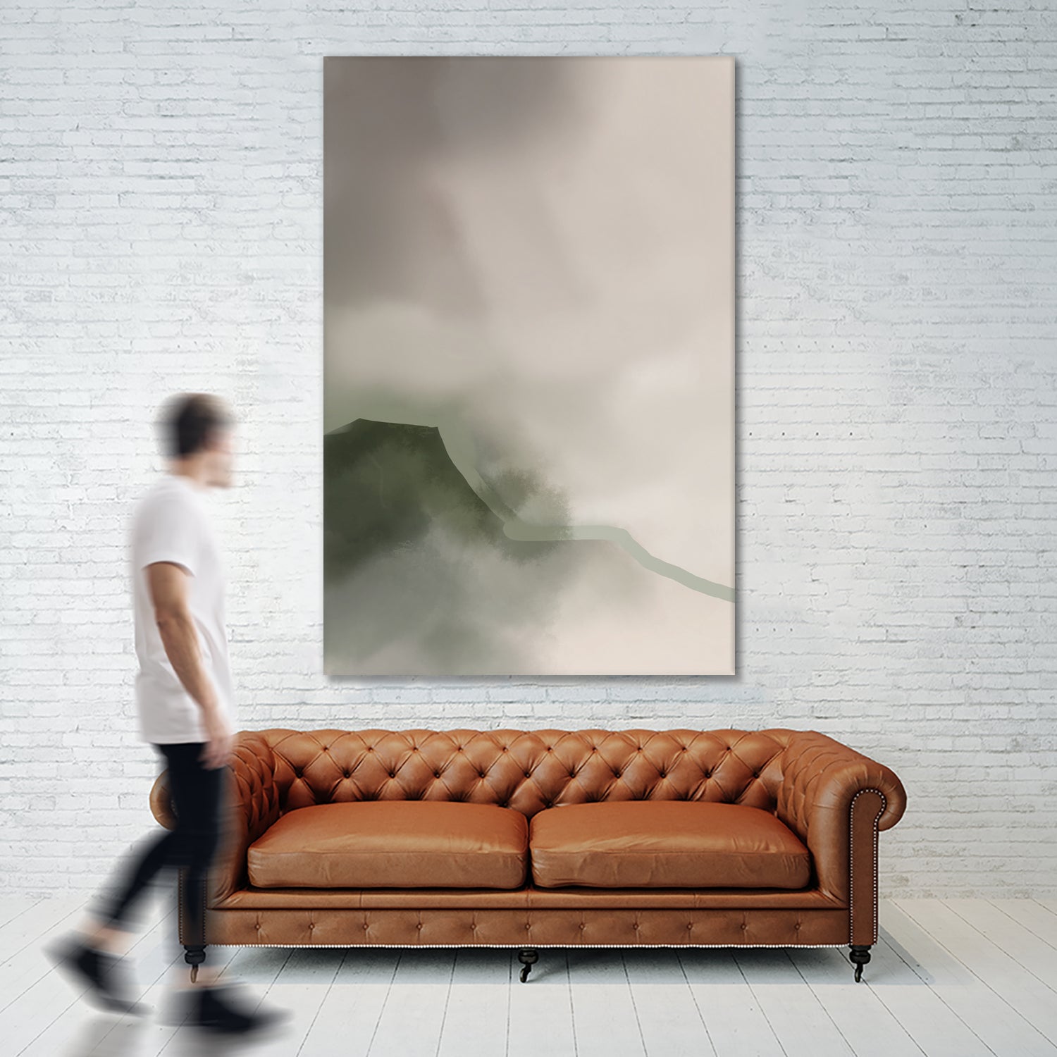 Misty Mountain Veil by Nilesh Kulkarni on GIANT ART - 6000 illustration