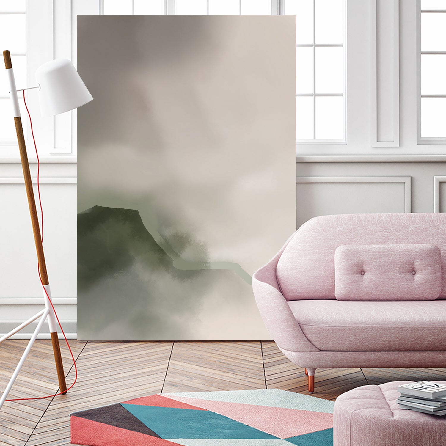 Misty Mountain Veil by Nilesh Kulkarni on GIANT ART - 6000 illustration