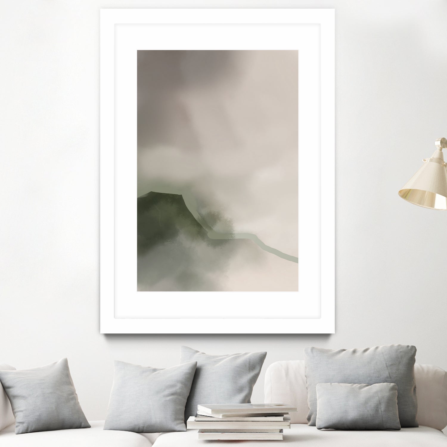 Misty Mountain Veil by Nilesh Kulkarni on GIANT ART - 6000 illustration