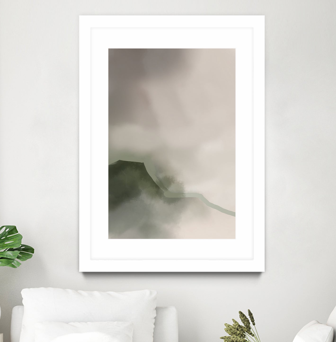 Misty Mountain Veil by Nilesh Kulkarni on GIANT ART - 6000 illustration