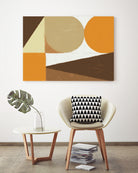Earthy Tones Geometrics by Nilesh Kulkarni on GIANT ART - 2550 illustration