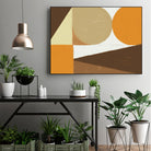 Earthy Tones Geometrics by Nilesh Kulkarni on GIANT ART - 2550 illustration