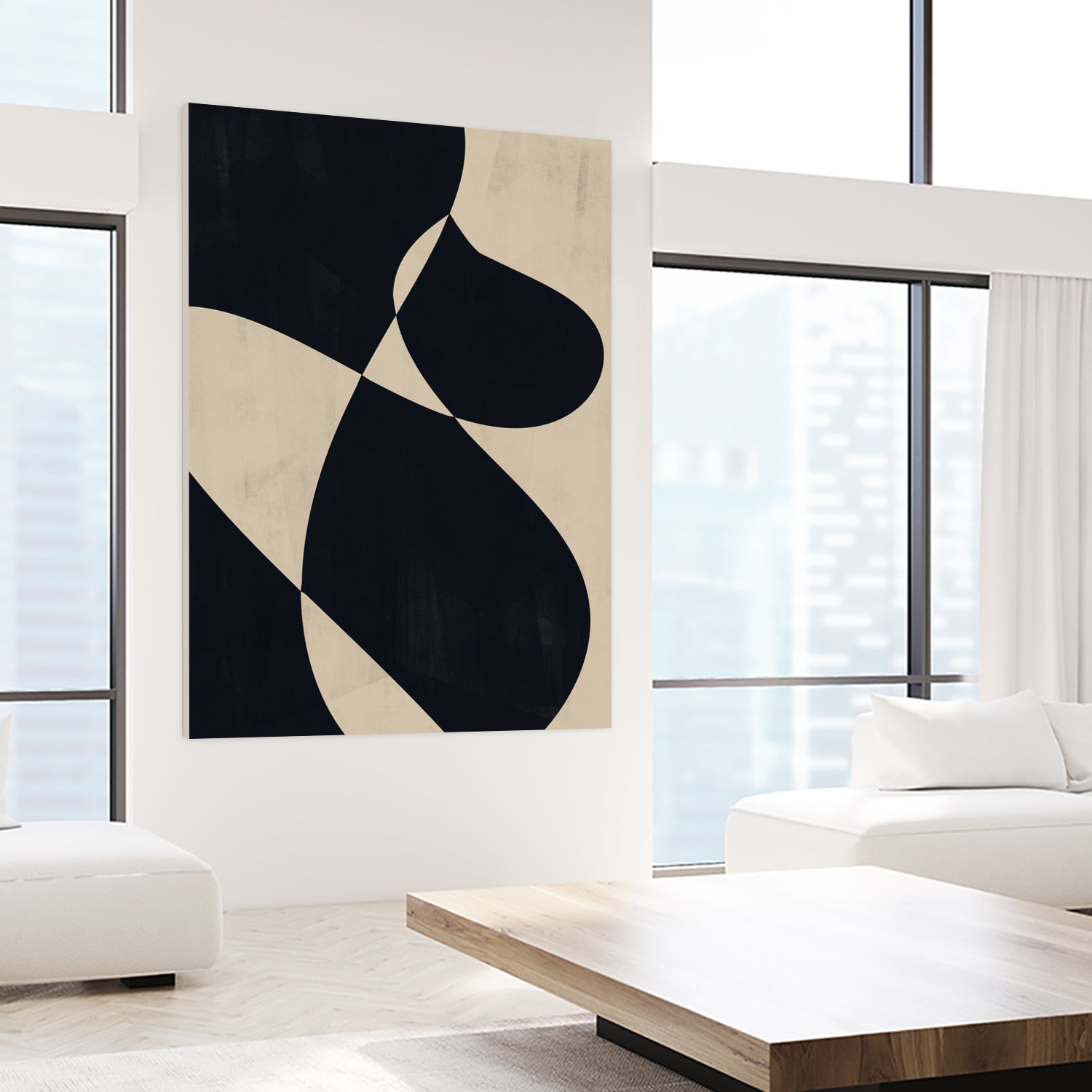 Curved Contrasts by Danushka Abeygoda on GIANT ART - 6000 illustration