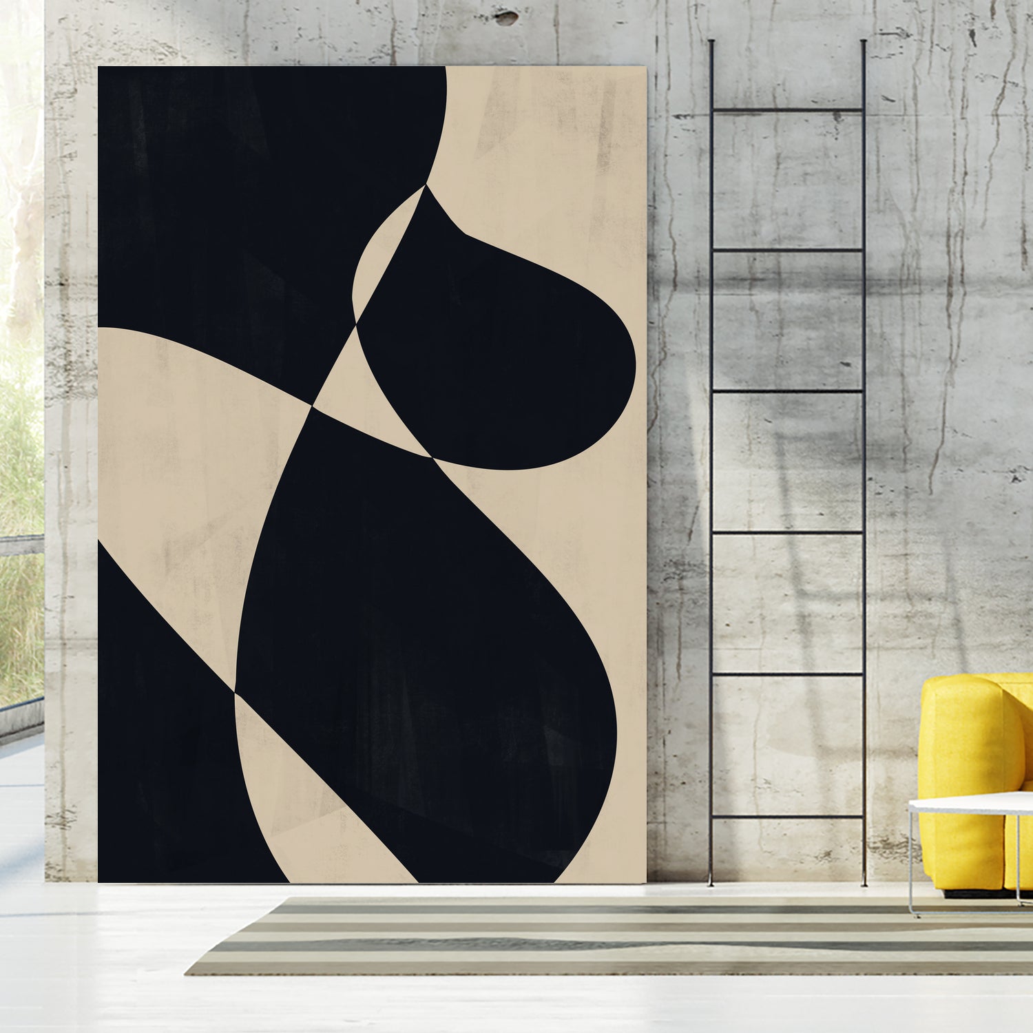 Curved Contrasts by Danushka Abeygoda on GIANT ART - 6000 illustration