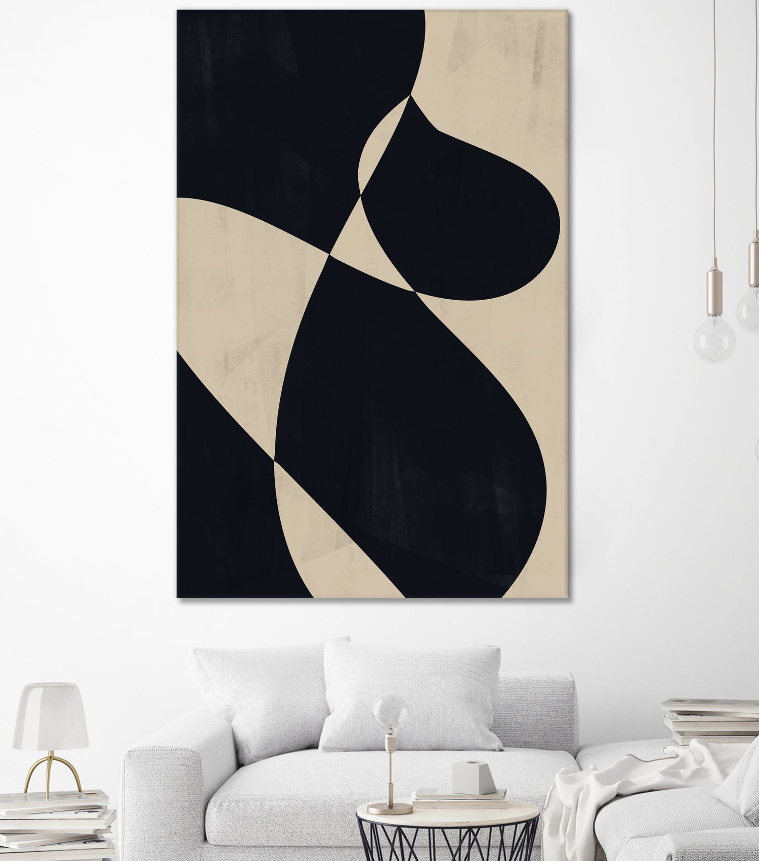 Curved Contrasts by Danushka Abeygoda on GIANT ART - 6000 illustration