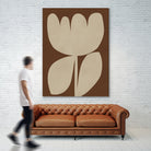 Beige Blossom Shapes by Vitor Costa on GIANT ART - 9001 illustration