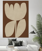 Beige Blossom Shapes by Vitor Costa on GIANT ART - 9001 illustration