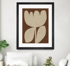 Beige Blossom Shapes by Vitor Costa on GIANT ART - 9001 illustration
