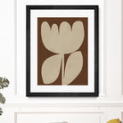 Beige Blossom Shapes by Vitor Costa on GIANT ART - 9001 illustration