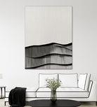 Monochrome Waves by Alma on GIANT ART - 6154 illustration