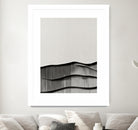 Monochrome Waves by Alma on GIANT ART - 6154 illustration