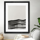 Monochrome Waves by Alma on GIANT ART - 6154 illustration