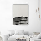 Monochrome Waves by Alma on GIANT ART - 6154 illustration