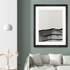 Monochrome Waves by Alma on GIANT ART - 6154 illustration
