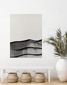 Monochrome Waves by Alma on GIANT ART - 6154 illustration