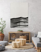 Monochrome Waves by Alma on GIANT ART - 6154 illustration