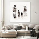 Family Silhouettes by Danushka Abeygoda on GIANT ART - 7200 illustration