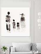 Family Silhouettes by Danushka Abeygoda on GIANT ART - 7200 illustration