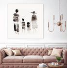 Family Silhouettes by Danushka Abeygoda on GIANT ART - 7200 illustration