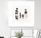 Family Silhouettes by Danushka Abeygoda on GIANT ART - 7200 illustration
