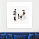 Family Silhouettes by Danushka Abeygoda on GIANT ART - 7200 illustration