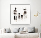Family Silhouettes by Danushka Abeygoda on GIANT ART - 7200 illustration