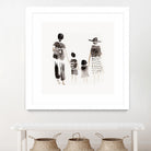 Family Silhouettes by Danushka Abeygoda on GIANT ART - 7200 illustration