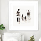 Family Silhouettes by Danushka Abeygoda on GIANT ART - 7200 illustration