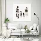 Family Silhouettes by Danushka Abeygoda on GIANT ART - 7200 illustration