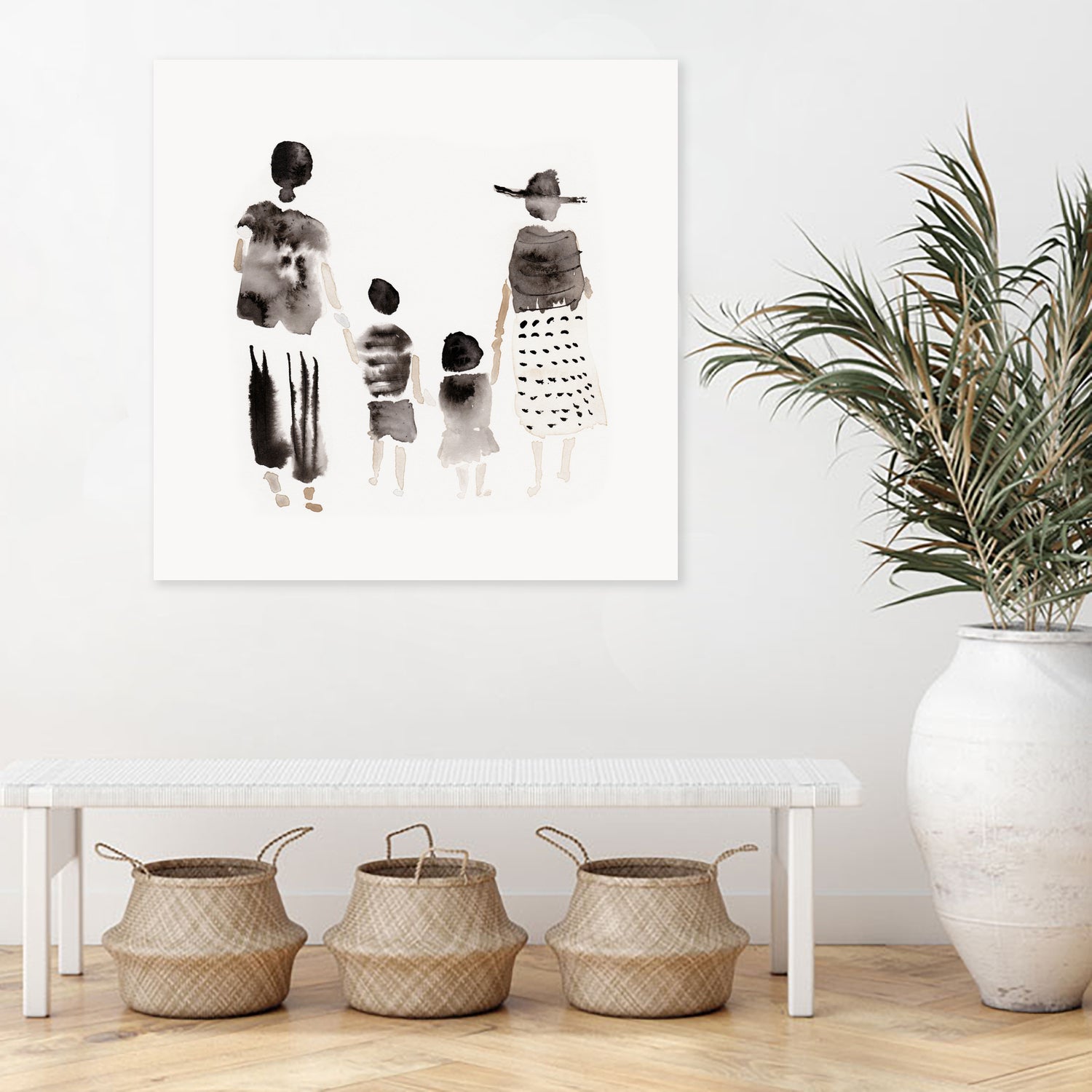 Family Silhouettes by Danushka Abeygoda on GIANT ART - 7200 illustration