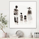 Family Silhouettes by Danushka Abeygoda on GIANT ART - 7200 illustration