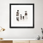 Family Silhouettes by Danushka Abeygoda on GIANT ART - 7200 illustration