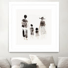 Family Silhouettes by Danushka Abeygoda on GIANT ART - 7200 illustration