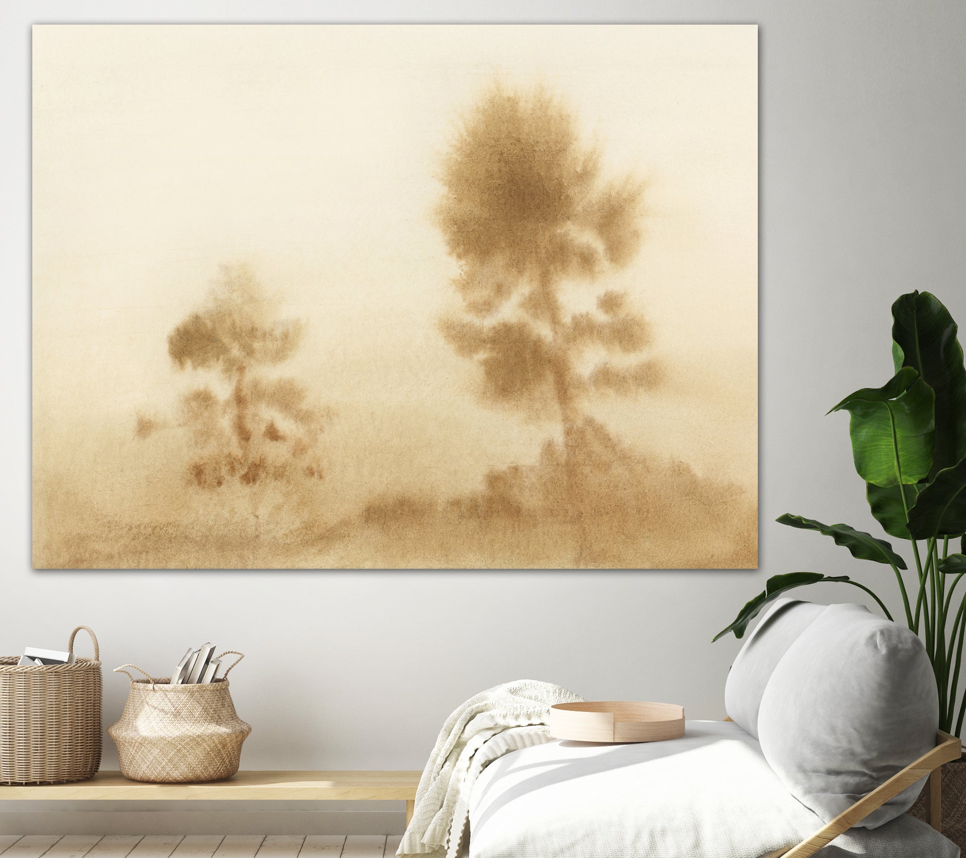 Misty Meadow by Dan Hobday on GIANT ART -  outdoor