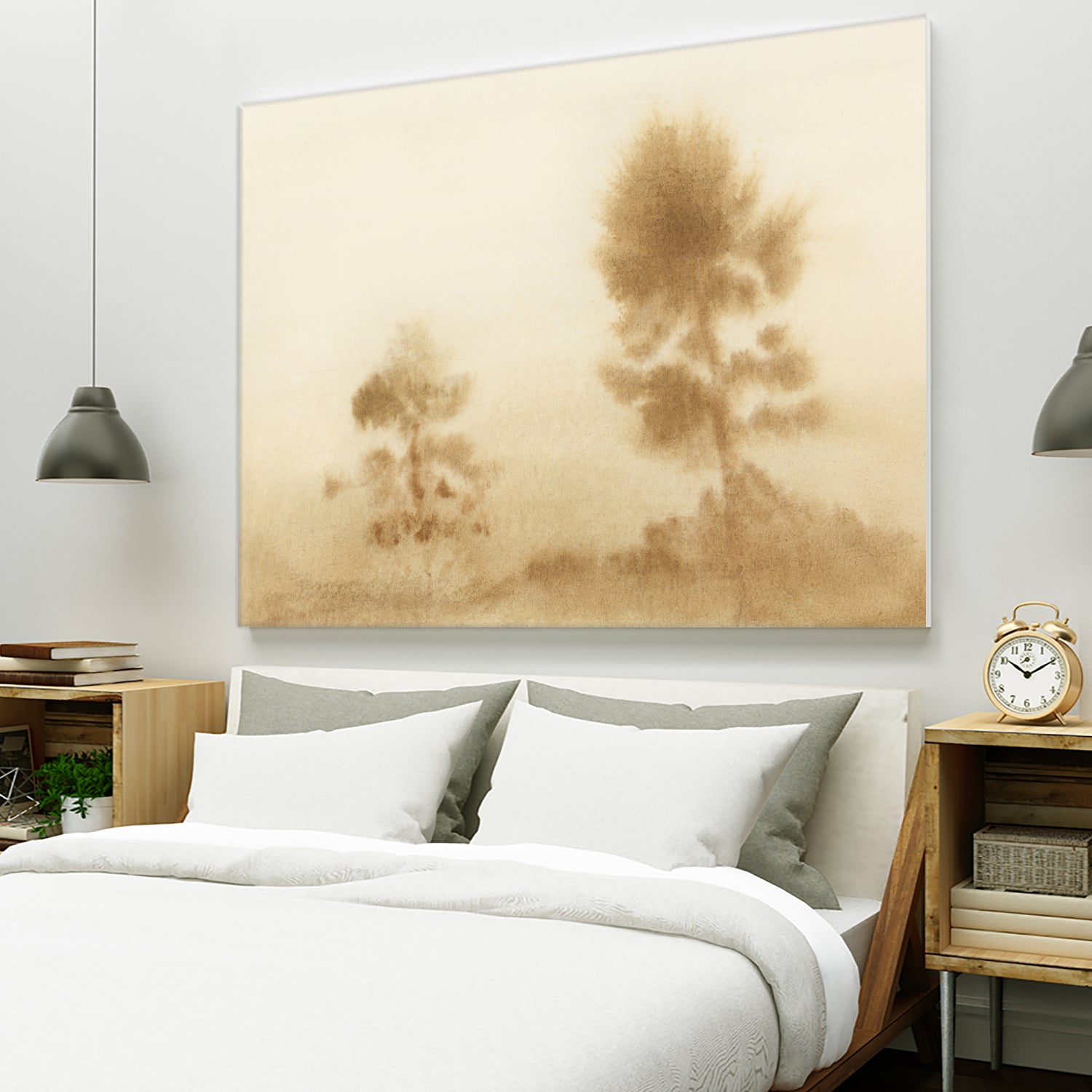 Misty Meadow by Dan Hobday on GIANT ART -  outdoor