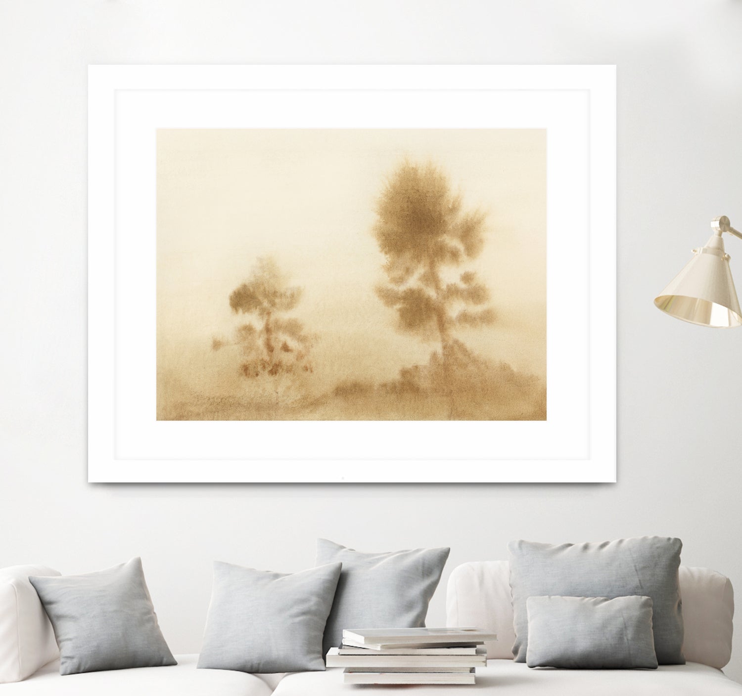 Misty Meadow by Dan Hobday on GIANT ART -  outdoor