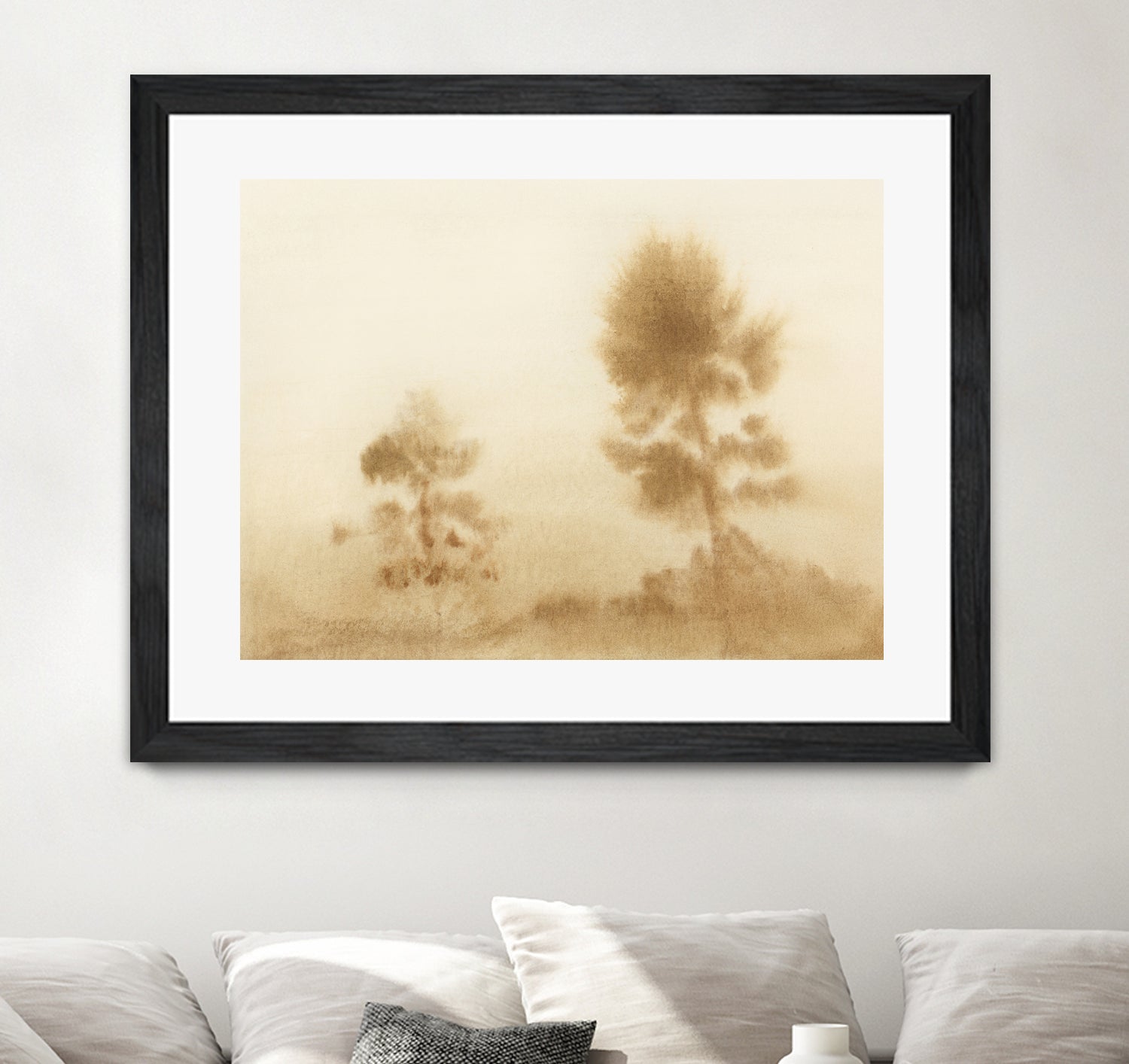 Misty Meadow by Dan Hobday on GIANT ART -  outdoor