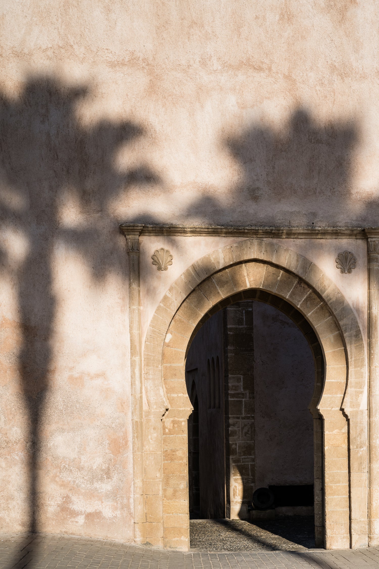 Shadow of a palm tree in Morocco by Photolovers on GIANT ART - mediterranean architecture photography mediterranean architecture