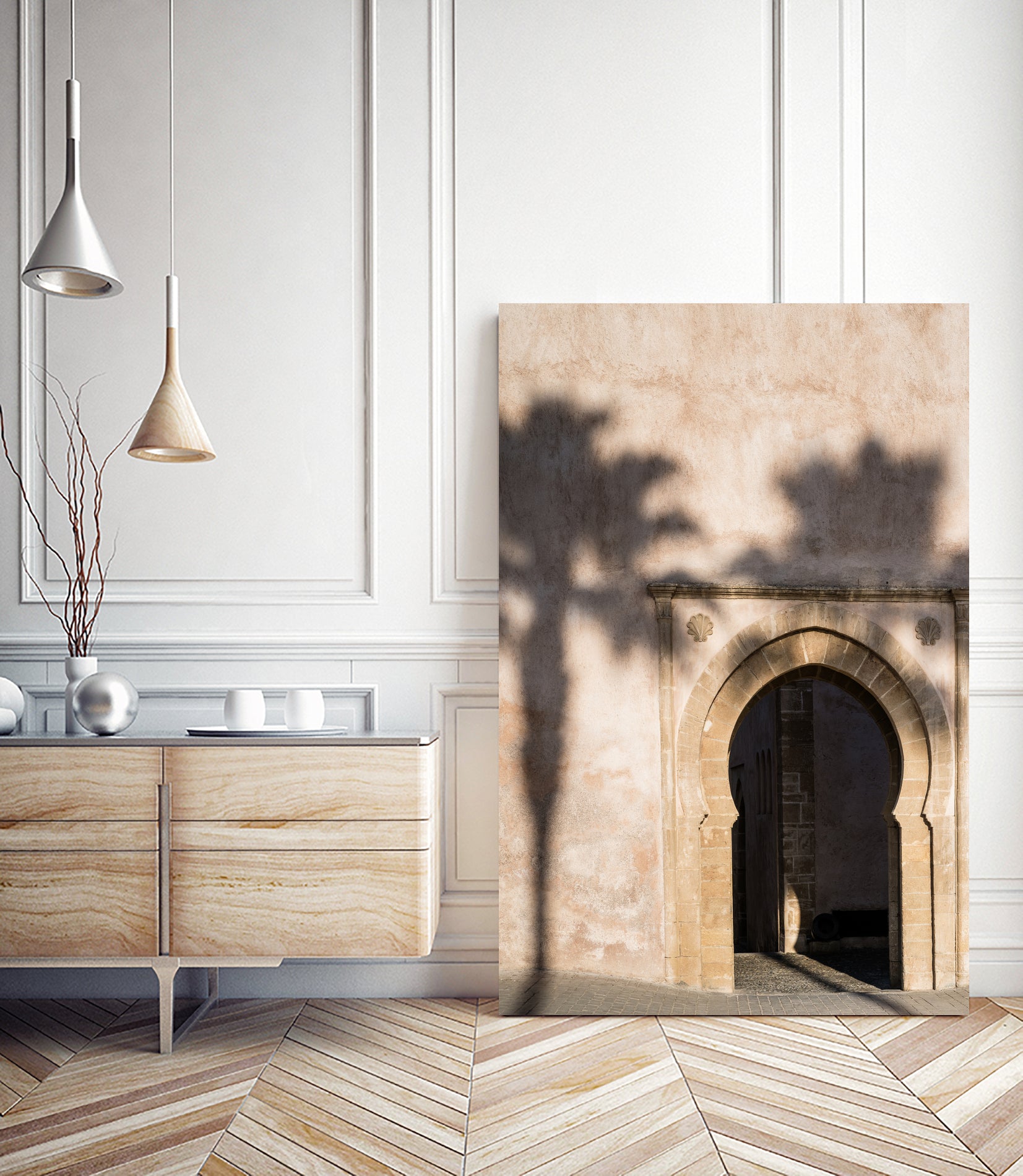 Shadow of a palm tree in Morocco by Photolovers on GIANT ART - mediterranean architecture photography mediterranean architecture