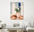 Tulips In a Vase by Avanesova Elena on GIANT ART - flowers and plants modern art