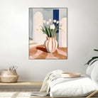 Tulips In a Vase by Avanesova Elena on GIANT ART - flowers and plants modern art