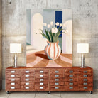 Tulips In a Vase by Avanesova Elena on GIANT ART - flowers and plants modern art