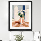 Tulips In a Vase by Avanesova Elena on GIANT ART - flowers and plants modern art